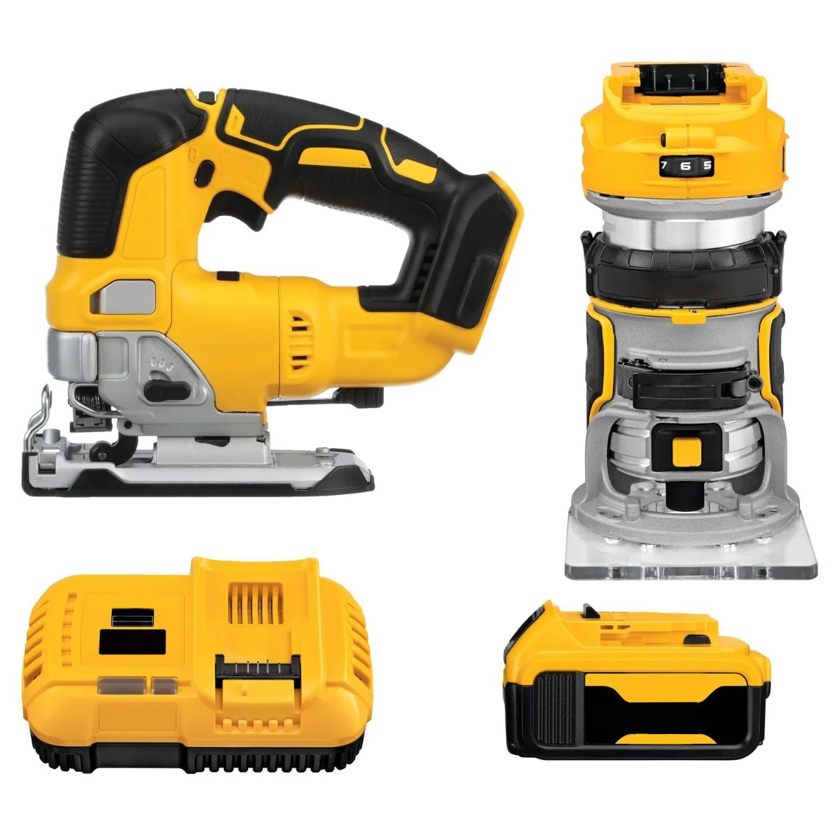 20V MAX XR Brushless 2-Tool Woodworking 5.0Ah Combo Kit