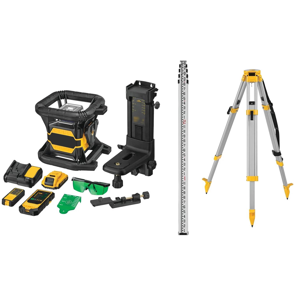 20V MAX Tool Connect Green Tough Rotary Laser Kit