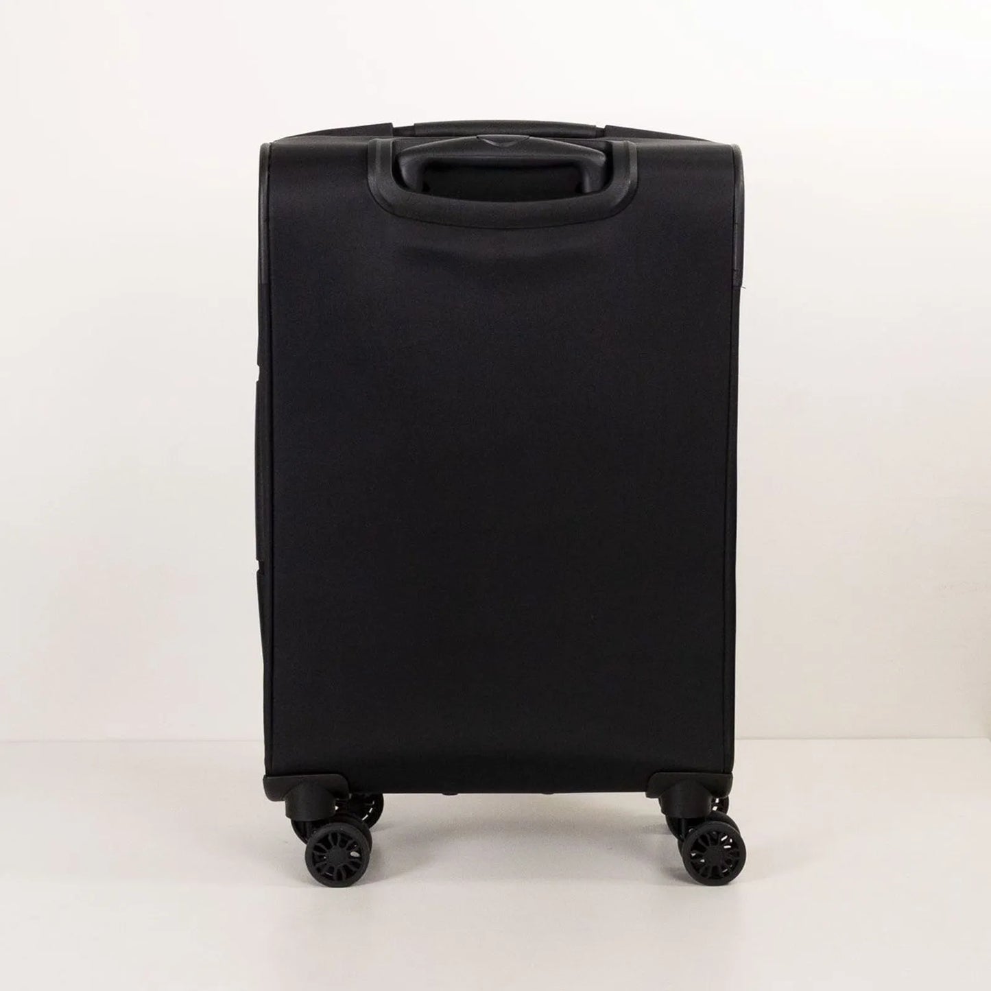 Black Travel Suitcase with Pockets