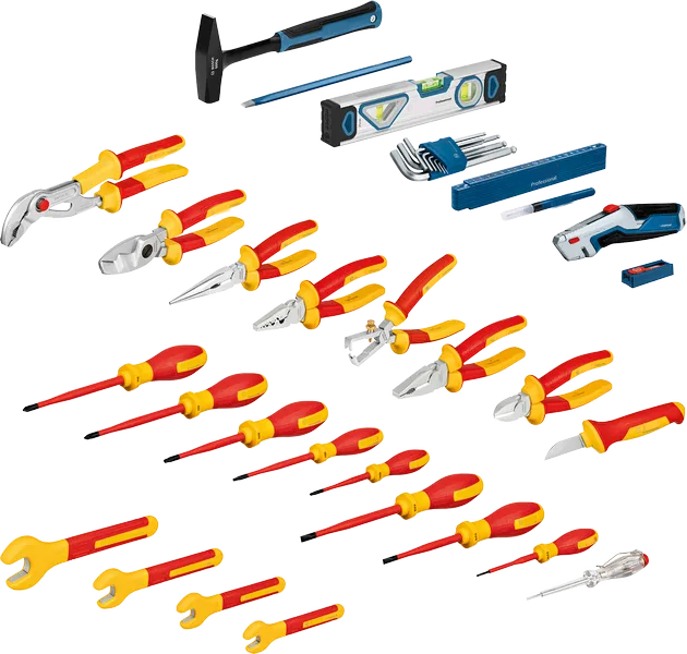 Combo kit-Professional 37-piece electrician's case