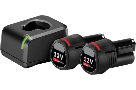 Beginner's Set-Combo charger + GAL 12V-20 batteries + 2x 2.0Ah Professional