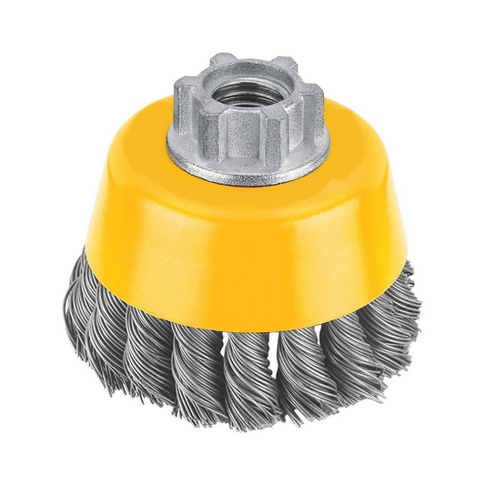 3" x 5/8"-11 HP .020 Carbon Knot Wire Cup Brush