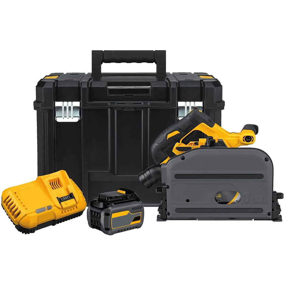 60V Max 6-1/2-Inch Cordless FlexVolt Track Saw 6.0Ah Kit