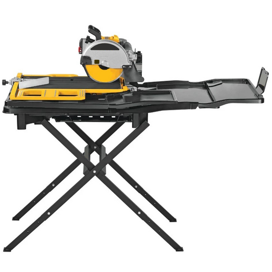 Corded High Capacity 10-Inch Wet Tile Saw and Stand Combo