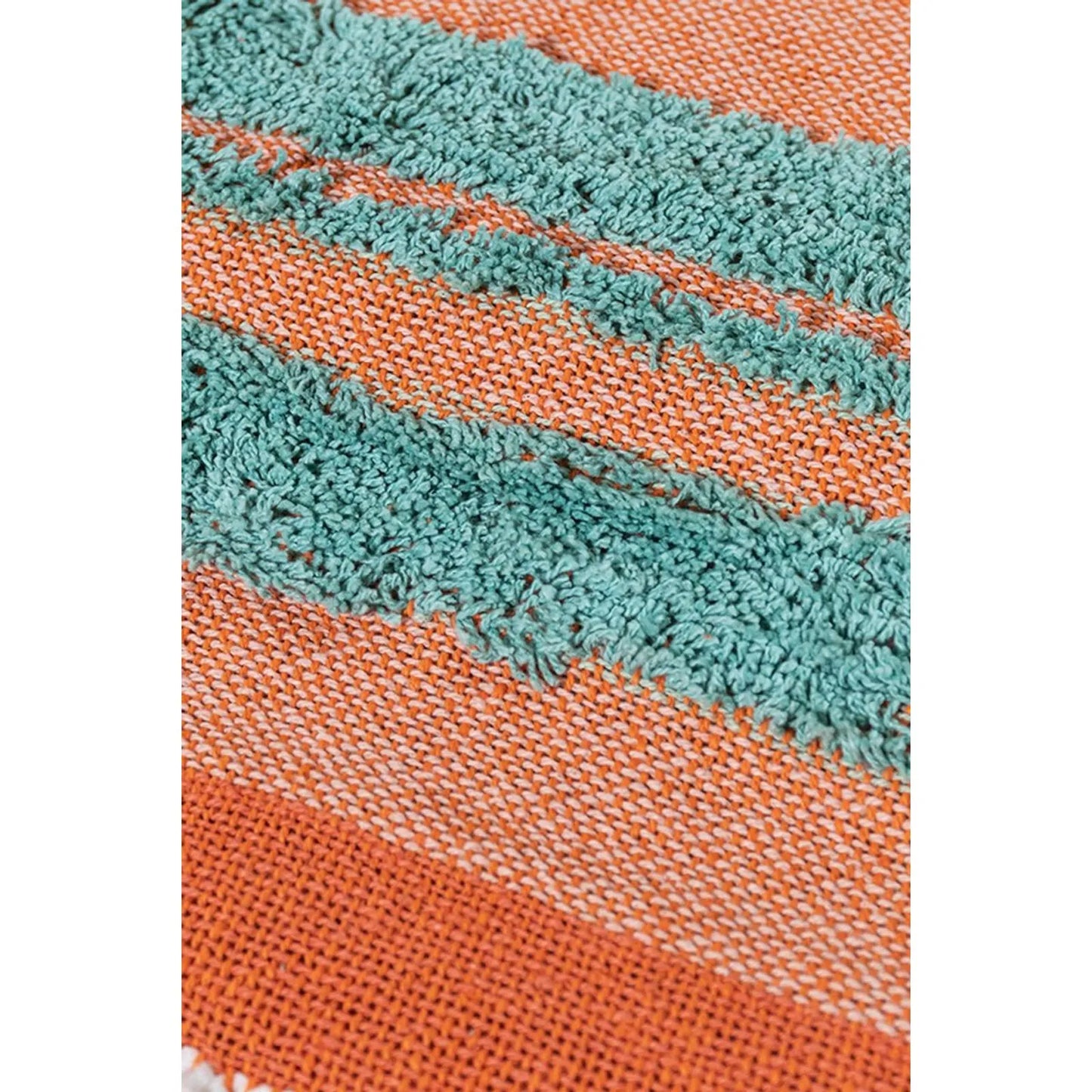 Sunset striped blanket