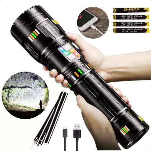 Super LED Flashlight Cannon - Illumination that Conquers Any Darkness